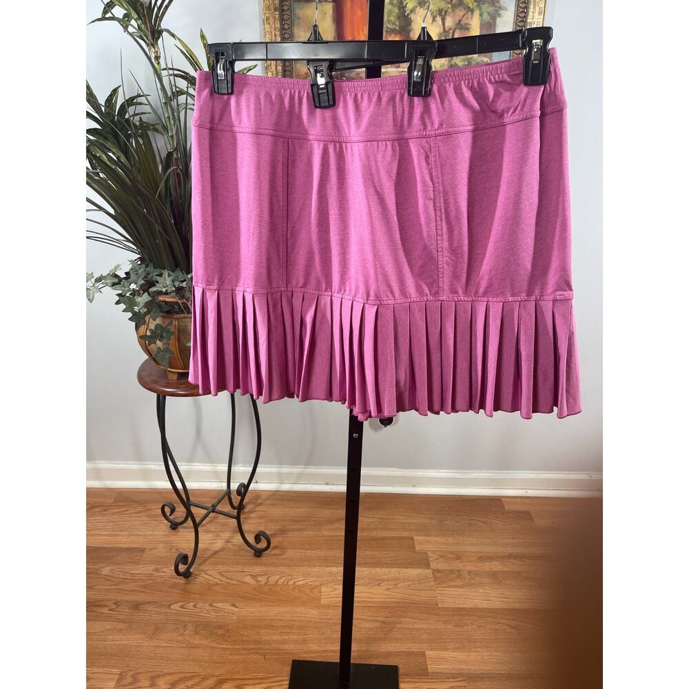 Jofit Skirts Women's 2XL Pink Pleated Barbiecore Athleisure Tenniscore Preppy